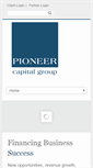 Mobile Screenshot of pioneercapgroup.com